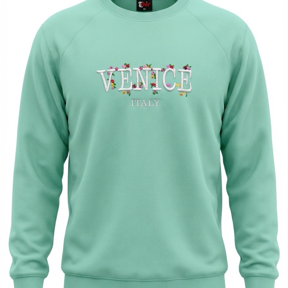 Venice Italy Mint Green Women’s Vintage Sweatshirt